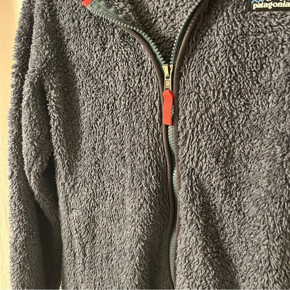 Patagonia Kids' Los Gatos Fleece Full Zip with Hood Grey‎ and Pink